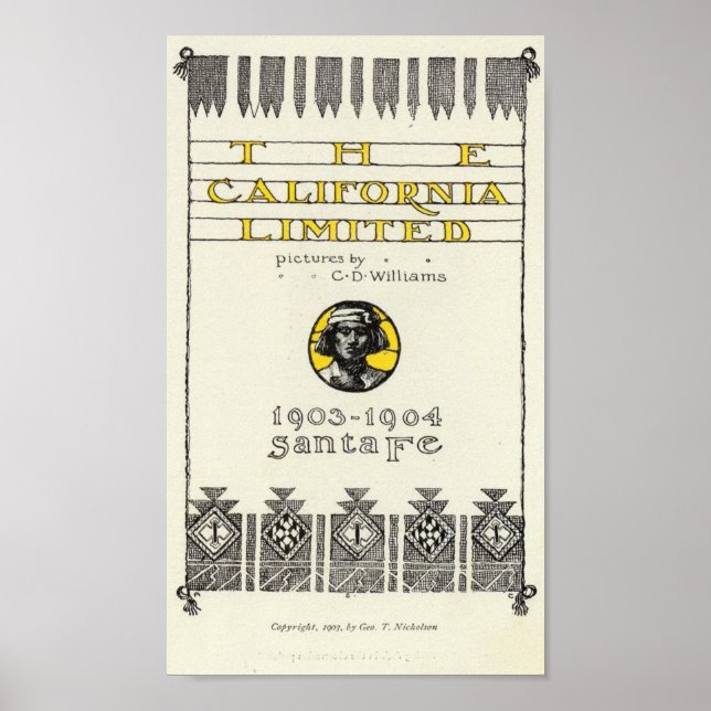 Póster Title Page California Limited (Frente)