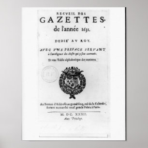 Póster Title page of the first collection of 'La