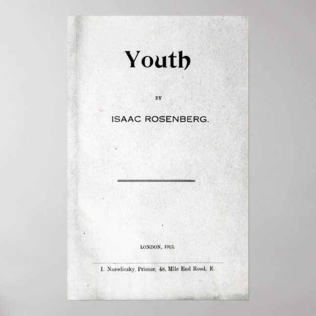 Póster Title page to 'Youth' (Frente)