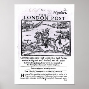 Póster Titlepage 'de las noticias de Londres