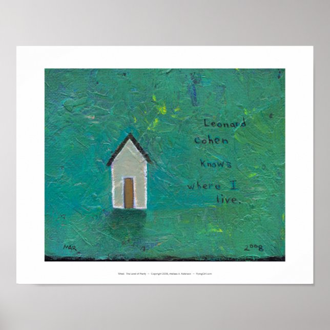 Póster Titulado: La tierra de los abundantes (Frente)