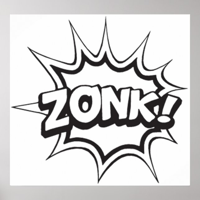 Póster Título del cómic de ZONK (Frente)