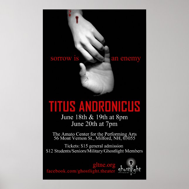 Póster Titus Andronicus Poster (Frente)