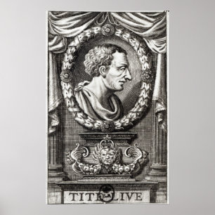 Póster Titus Livius conocido como Livy