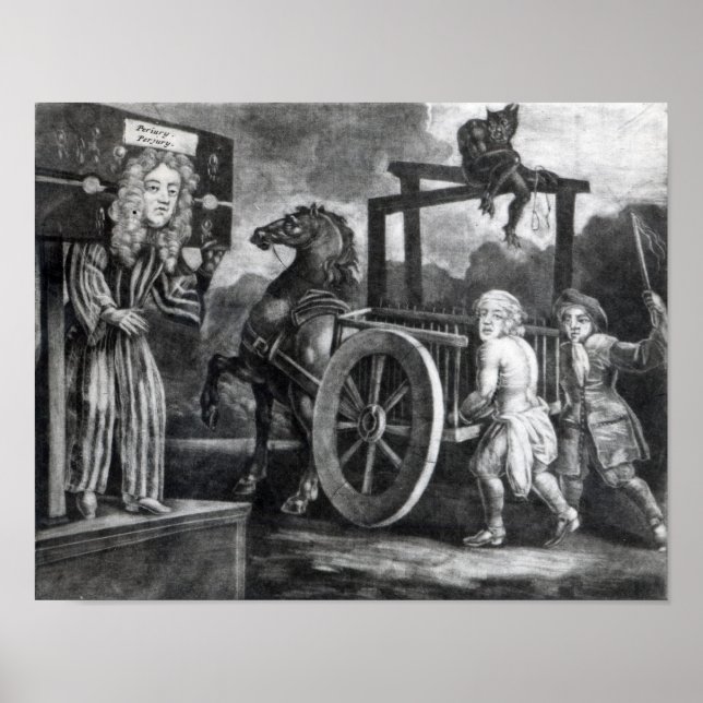 Póster Titus Oates on the third day of his punishment (Frente)