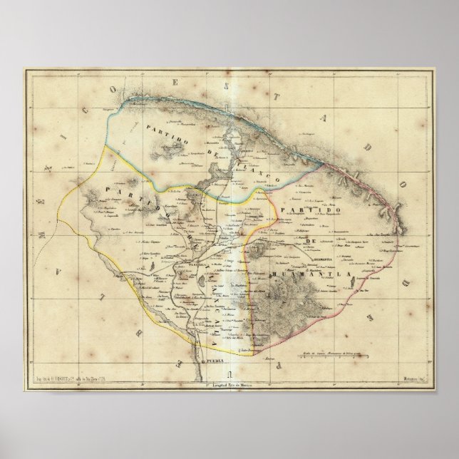 Póster Tlaxcala, México (Frente)