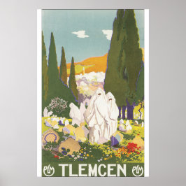 Póster Tlemcen Vintage Travel Poster