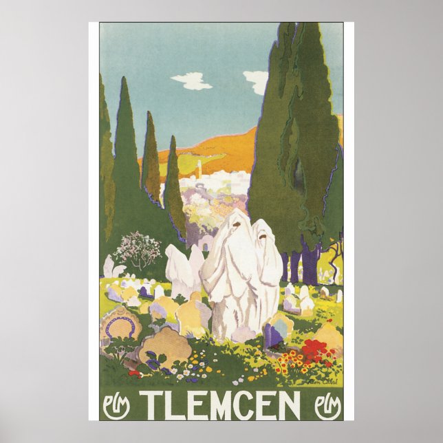 Póster Tlemcen Vintage Travel Poster (Frente)