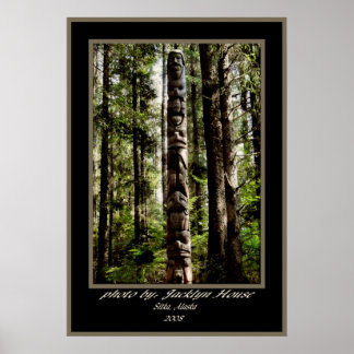 Póster Tlingit Totem