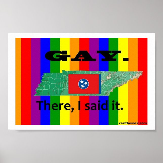 Póster TN gay poster (Frente)