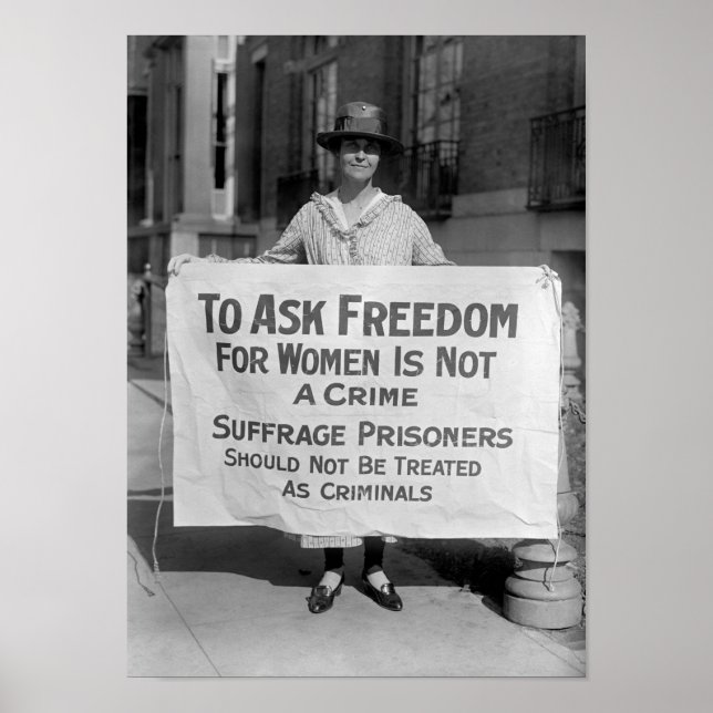 Póster To Ask Freedom For Women Is Not A Crime (Frente)