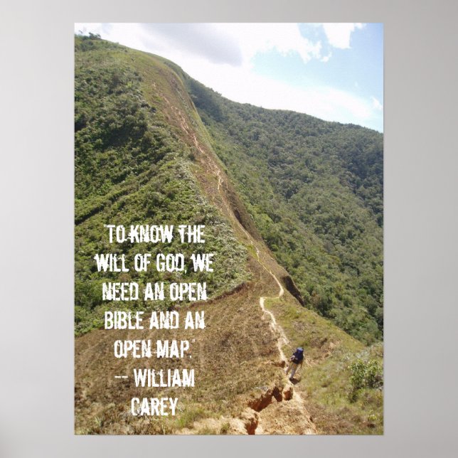 Póster "To know the will of God...poster (Frente)