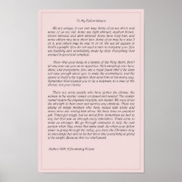 Póster To My Fellow Sisters