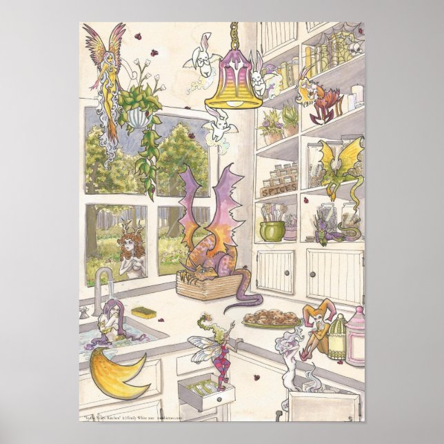 Póster To the Nines Kitchen Fantasy Art Story Art Print (Frente)