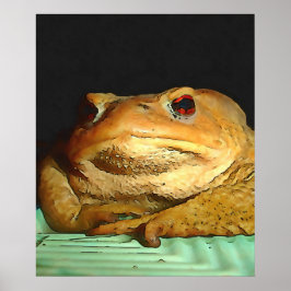 Póster Toad con pintura filosófica de disposición