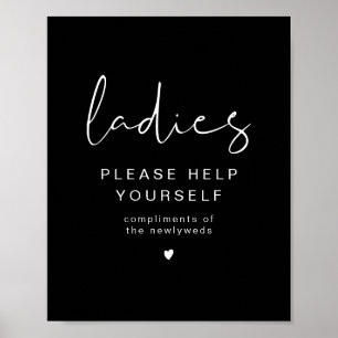 Póster Toallas de baño JOVI Black Edgy Ladies