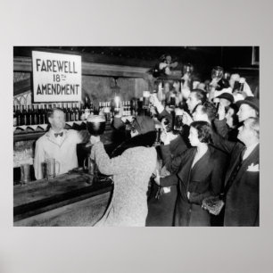 Póster TOAST to FINAL DE LA PROHIBICIÓN 1933