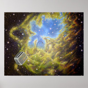 Póster Toaster Passes the Eagle Nebula