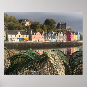 Póster Tobermory, Isla de Mull, Escocia Escénica