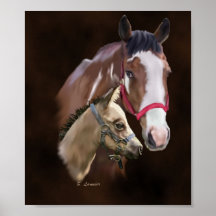 Tobiano Paint Mare y Foal