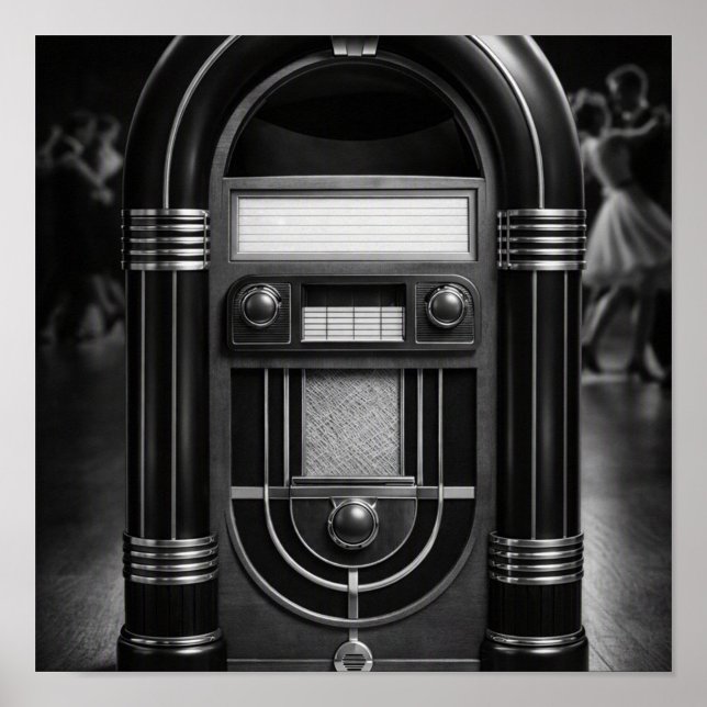Póster Toca discos (“Where every tune sparks a memory.”)