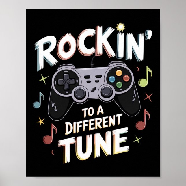 Póster Tocando Al Compás De Una Canción Diferente Héroe D (Frente)