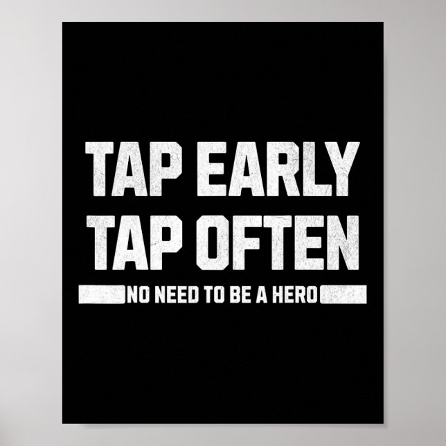 Póster Tocar temprano (Frente)