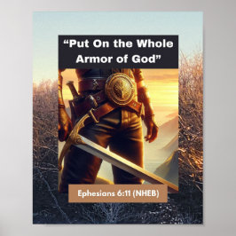 Póster Toda la armadura de Dios - Papel Poster