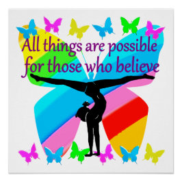 PÓSTER TODAS LAS COSAS SON POSIBLES PARA ESTE CHICA GIMNA