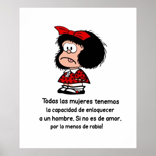 Póster Todas las mujeres y Mafalda (Frente)
