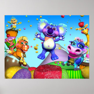 Póster Todas las pequeñas caídas de lluvia 24x18 Poster