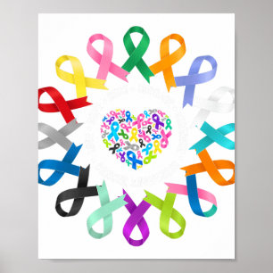 Póster Todas las pruebas de detección de cáncer Cinta de 
