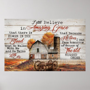 Póster Todavía Creo En La Sorprendente Gracia