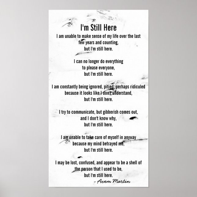 Póster Todavía estoy aquí (Frente)