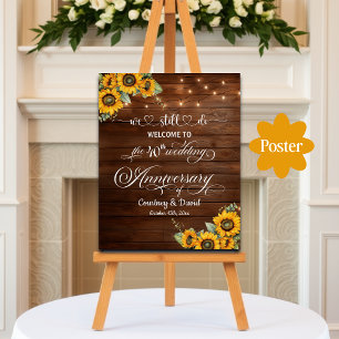 Póster Todavía hacemos 40° Aniversario Boda