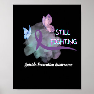 Póster Todavía luchando contra la prevención del suicidio