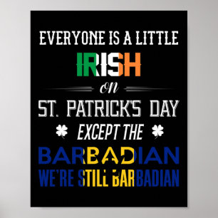 Póster Todavía somos barbadenses en el Día de San Patrici