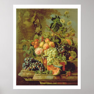 Póster Todavía vida de la fruta