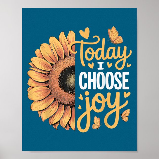 Póster Today I Choose Joy  (Frente)