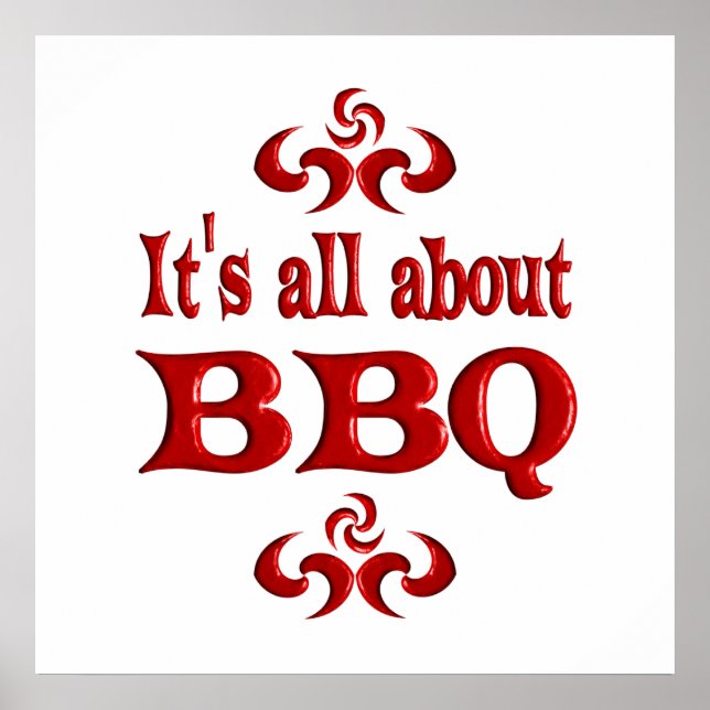 PÓSTER TODO ACERCA DE BBQ (Frente)