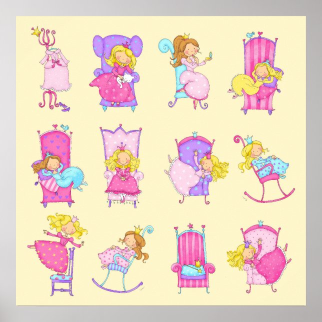 Póster Todo chica es una princesa (Frente)