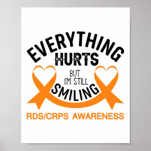 Póster Todo duele, todavía estoy sonriendo - Rsd Crps Awa