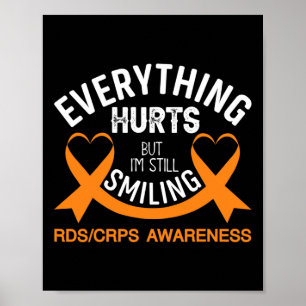 Póster Todo duele, todavía estoy sonriendo - Rsd Crps Awa