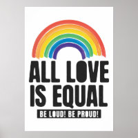 Todo el amor es igual orgullo LGBT igualdad de der