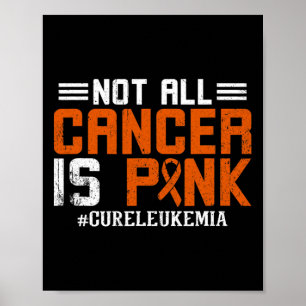 Póster Todo El Cáncer Es Un Mes De Concienciación Sobre L