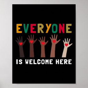 Póster Todo El Mundo Es Bienvenidos Aquí Profesor Idaho 8