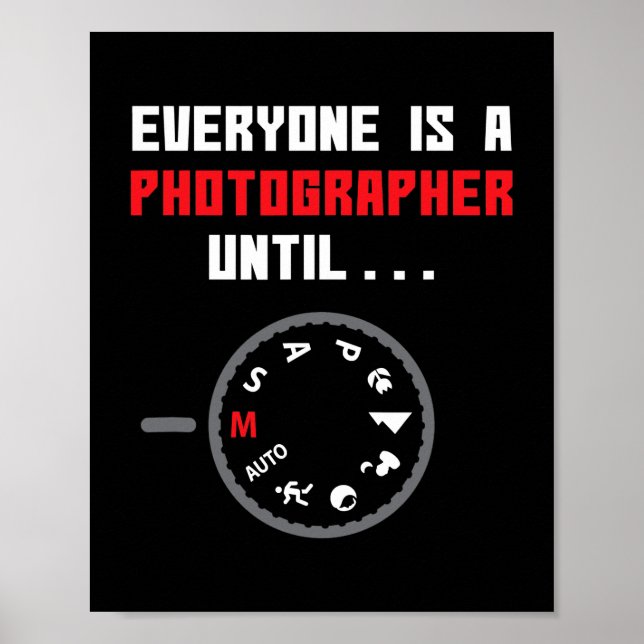 Póster Todo El Mundo Es Fotógrafo Hasta La Fotos Graciosa (Frente)