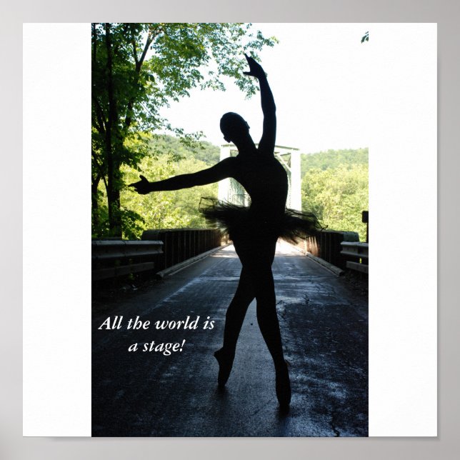 Póster ¡Todo el mundo es un escenario! (Frente)