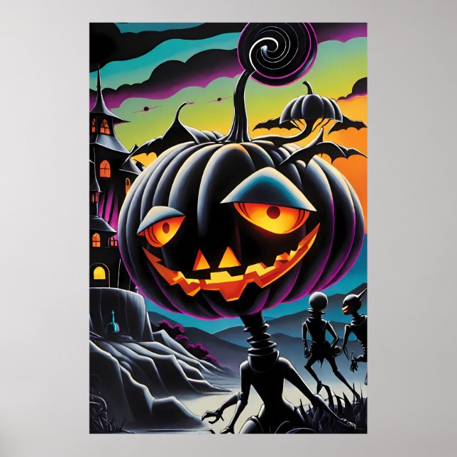 Póster Todo el poder a la Cosa-Calabaza - Ken Gage Art (Frente)