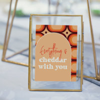 Todo Es Cheddar Con Tu Rótulo Boda